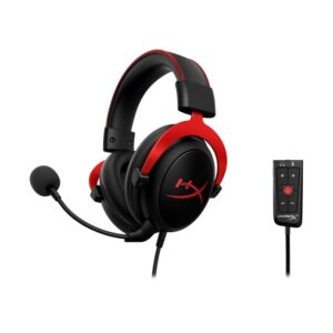 سماعة الألعاب هايبر إكس كلود 2 المحيطية - HyperX Cloud II Gaming Headset (أحمر/أسود)