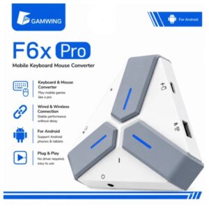 GAMWING F6x Pro - محول كيبورد وماوس احترافي لألعاب الموبايل (أندرويد)