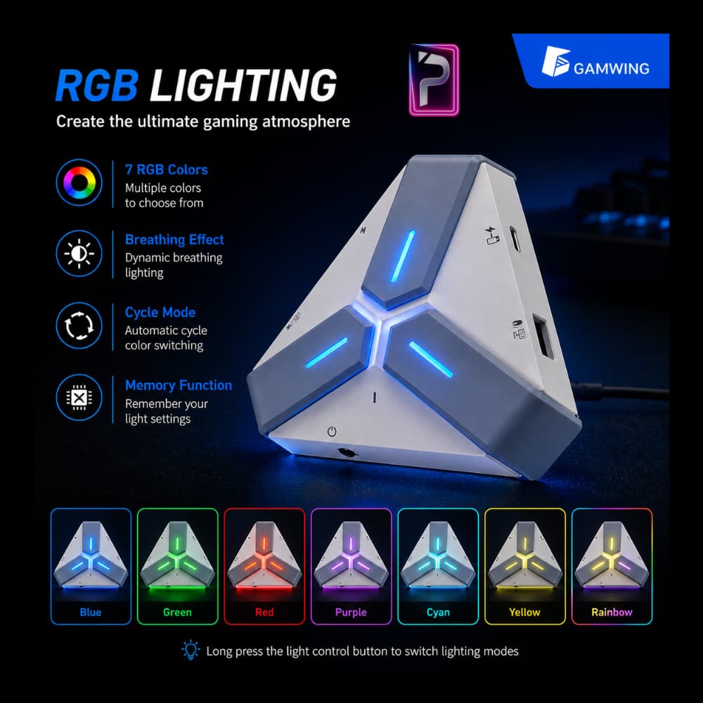 GAMWING F6x Pro - محول كيبورد وماوس احترافي لألعاب الموبايل (أندرويد) - الصورة 8