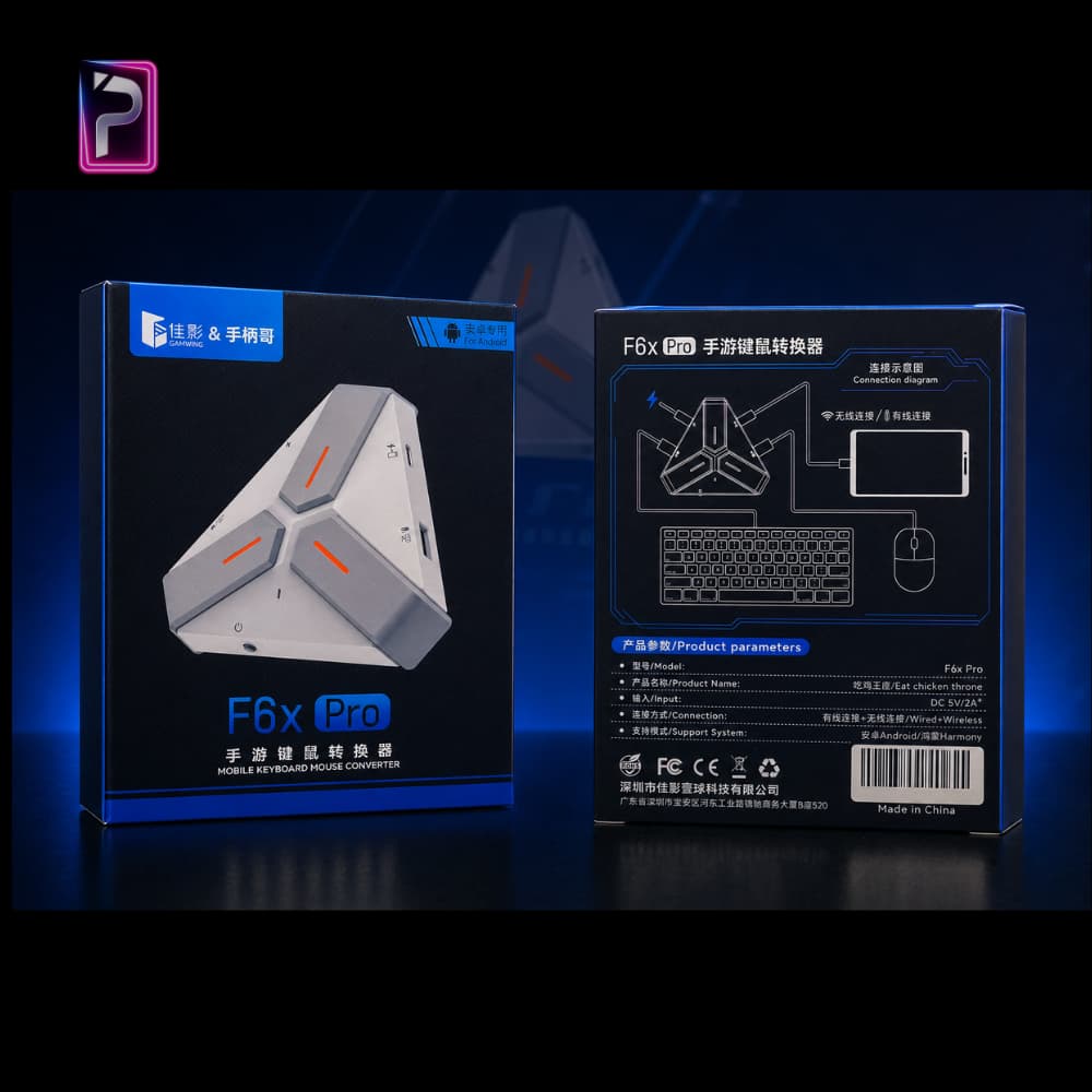 GAMWING F6x Pro - محول كيبورد وماوس احترافي لألعاب الموبايل (أندرويد) - الصورة 2
