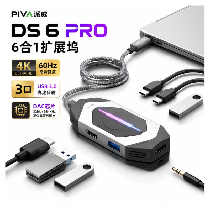 محول الألعاب PIVA DS6 Pro 6-in-1 - الصورة 3
