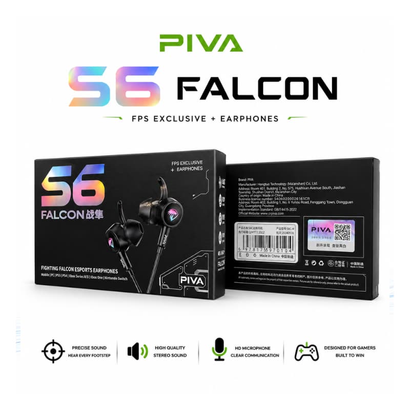 سماعة الألعاب PIVA S6C-H الاحترافية للأندرويد - الصورة 5