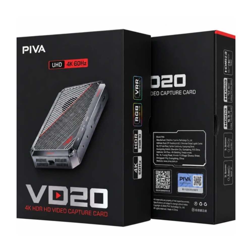 PIVA VD20 4K Capture Dock Station